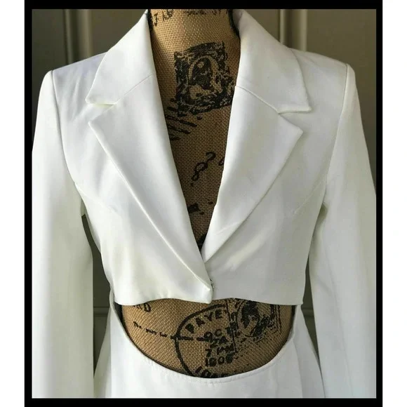 Princess Polly White CARTIA Mini Dress Size 4 - Picture 3 of 6